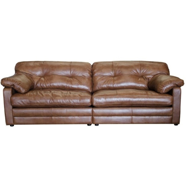 Ellison 4 Seater Sofa - Leather Grade C - image 1