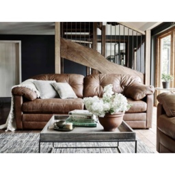 Ellison 4 Seater Sofa - Leather Grade C - thumbnail 4