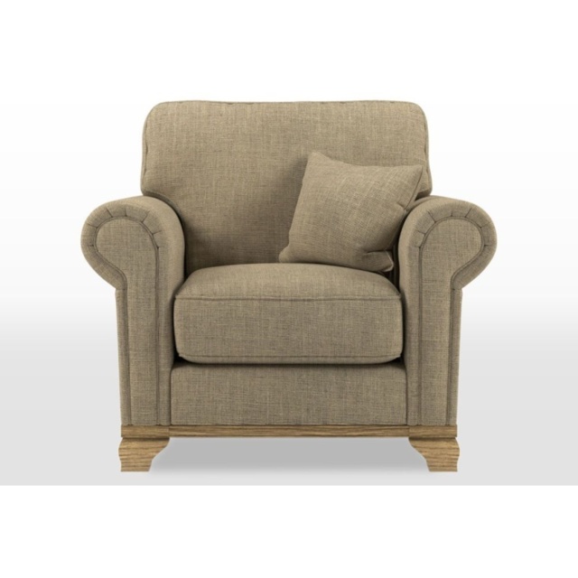 Wood Bros Lavenham Armchair - Tuscany Leather - image 1