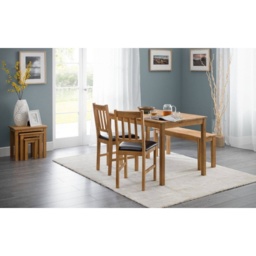 Julian Bowen Coxmoor Oak Bench - thumbnail 2