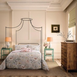 English Heritage Suffolk Garden Duvet Set - Birch - Single - thumbnail 2
