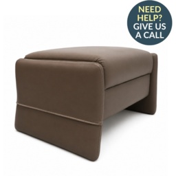 Himolla Rhine Adjustable Storage Footstool - Leather L27 - thumbnail 1