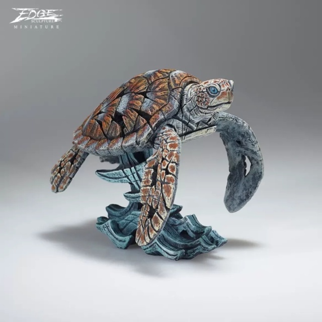 Edge Sea Turtle Miniature Sculpture - image 1