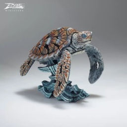 Edge Sea Turtle Miniature Sculpture - thumbnail 1