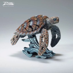 Edge Sea Turtle Miniature Sculpture - thumbnail 3