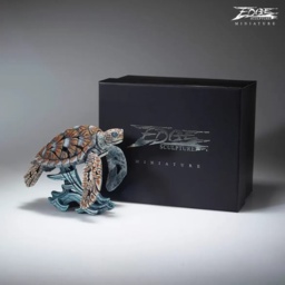 Edge Sea Turtle Miniature Sculpture - thumbnail 6