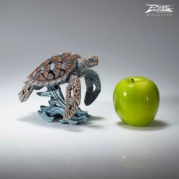 Edge Sea Turtle Miniature Sculpture - thumbnail 2