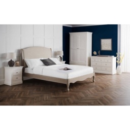 Julian Bowen Camille Bed Frame - Oatmeal Linen - King - thumbnail 1