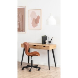 Neptune Oak Office Desk - Matt Wild - thumbnail 6