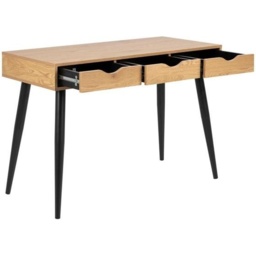 Neptune Oak Office Desk - Matt Wild - thumbnail 3