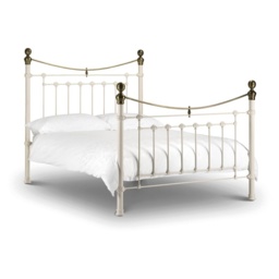 Julian Bowen Victoria Bed Stone White - Double - thumbnail 2