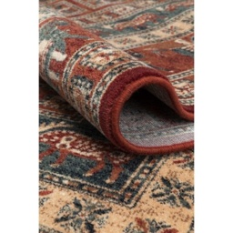 Mastercraft 4301/300 Kashqai Round Rug - Red - 200cm Circle - thumbnail 4