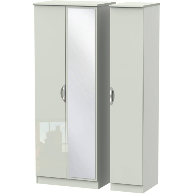Cambourne Cam147 Tall Triple Wardrobe With Mirror Door - Finish - image 1