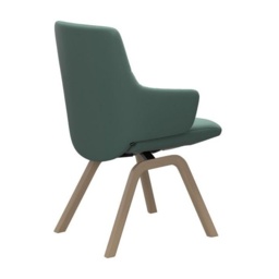 Stressless Mint Low Back D200 Dining Chair With Arms - Batick Leather - thumbnail 4