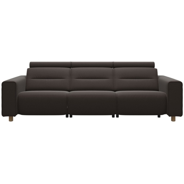 Stressless Emily 3 Seater Sofa With Wide Arms - Paloma Leather - image 1
