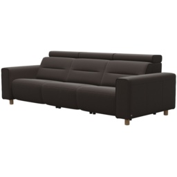 Stressless Emily 3 Seater Sofa With Wide Arms - Paloma Leather - thumbnail 2