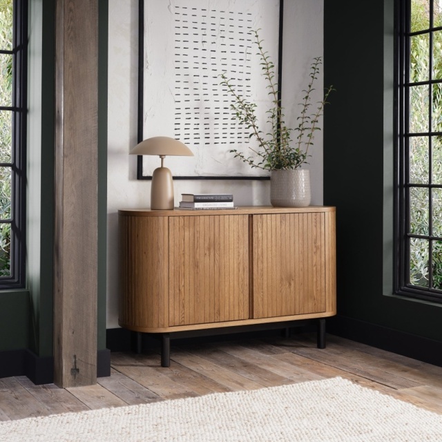 Kingston Rustic Oak Narrow Sideboard - image 1