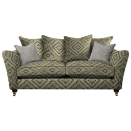Parker Knoll Harriet 2 Seater Pillow Back Fabric Sofa - Fabric Grade B - thumbnail 2