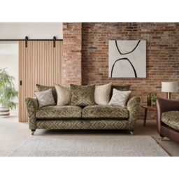 Parker Knoll Harriet 2 Seater Pillow Back Fabric Sofa - Fabric Grade B - thumbnail 3