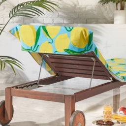 Catherine Lansfield Lemons Cotton Sun Lounger/Beach Towel - thumbnail 2