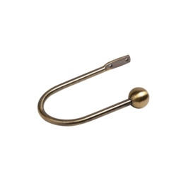 Speedy Ball Curtain Holdback Pair - Satin Silver - thumbnail 4