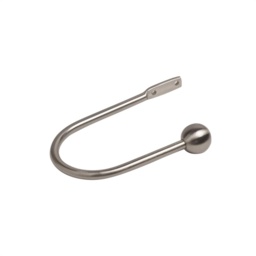 Speedy Ball Curtain Holdback Pair - Satin Silver - thumbnail 1