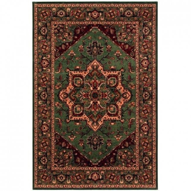 Mastercraft Kashqai 4354/401 Rug - Green - 135x200cm - image 1