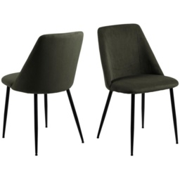 Ines Dining Chair - Olive Green - thumbnail 4
