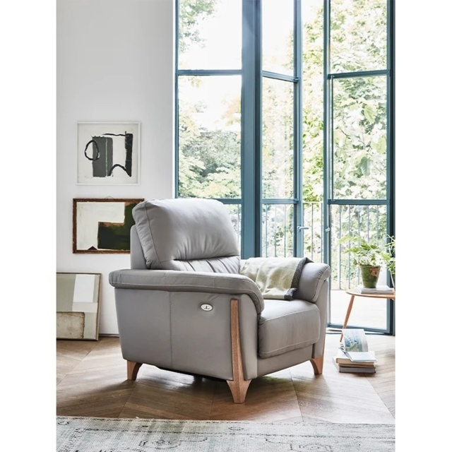 Ercol Enna Recliner Armchair - Leather Grade L - image 1