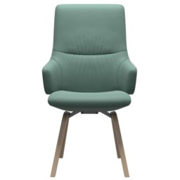 Stressless Mint High Back D200 Dining Chair With Arms - Paloma Leather - thumbnail 1