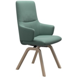 Stressless Mint High Back D200 Dining Chair With Arms - Paloma Leather - thumbnail 3