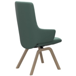 Stressless Mint High Back D200 Dining Chair With Arms - Paloma Leather - thumbnail 4