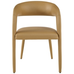 Louisiana Upholstered Dining Chair - Camel - thumbnail 2