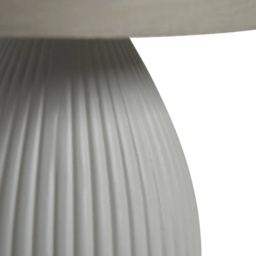 BHS Freya Teardrop Ceramic Table Lamp Pack of 2 - Grey - thumbnail 3