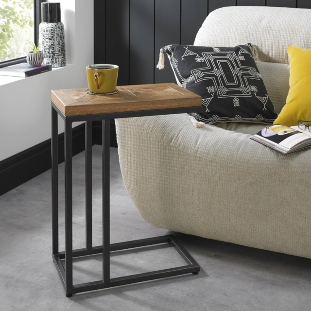 Vancouver Rustic Oak Rectangular Sofa Table - image 1