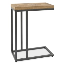 Vancouver Rustic Oak Rectangular Sofa Table - thumbnail 2