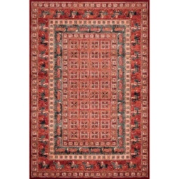 Mastercraft 4301/300 Kashqai Rug - Red - 80 x 160cm