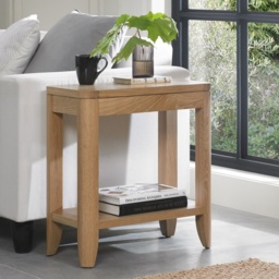 Jasper Oak Rectangular Side Table - thumbnail 1