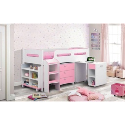 Julian Bowen Kimbo Cabin/Sleeper Bed - Pink - thumbnail 1