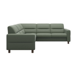 Stressless Fiona Leather 5 Seater Corner Sofa 2 Seats 2 Seats - Batick Leather - 2 x Steel Arms - thumbnail 2