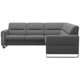 Stressless Fiona Leather 5 Seater Corner Sofa 2 Seats 2 Seats - Batick Leather - 2 x Steel Arms - thumbnail 3