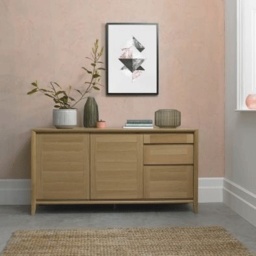 Brampton Oak Wide Sideboard - thumbnail 1