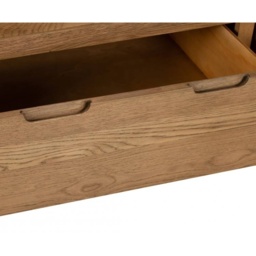 Zurich Triple Combination Oak Wardrobe - thumbnail 4