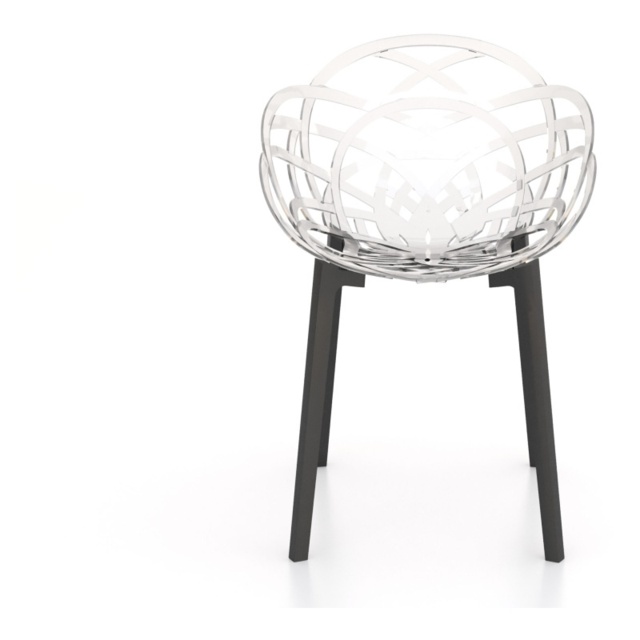 HND Flora Dining Chair - Clear Seat - image 1