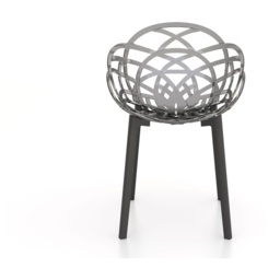 HND Flora Dining Chair - Clear Seat - thumbnail 3