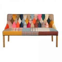 Jester Harlequin Patchwork Bench - thumbnail 4