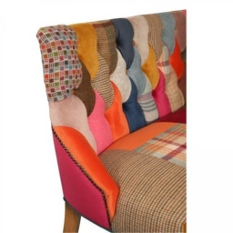 Jester Harlequin Patchwork Bench - thumbnail 5