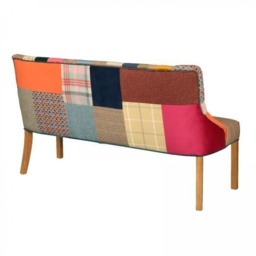 Jester Harlequin Patchwork Bench - thumbnail 3