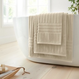 Bianca Hotel Cotton Towel - Natural - Bath Towel - thumbnail 1