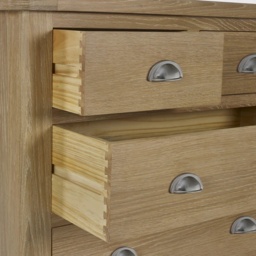 Julian Bowen Memphis 3 2 Drawer Chest - Limed Oak - thumbnail 5